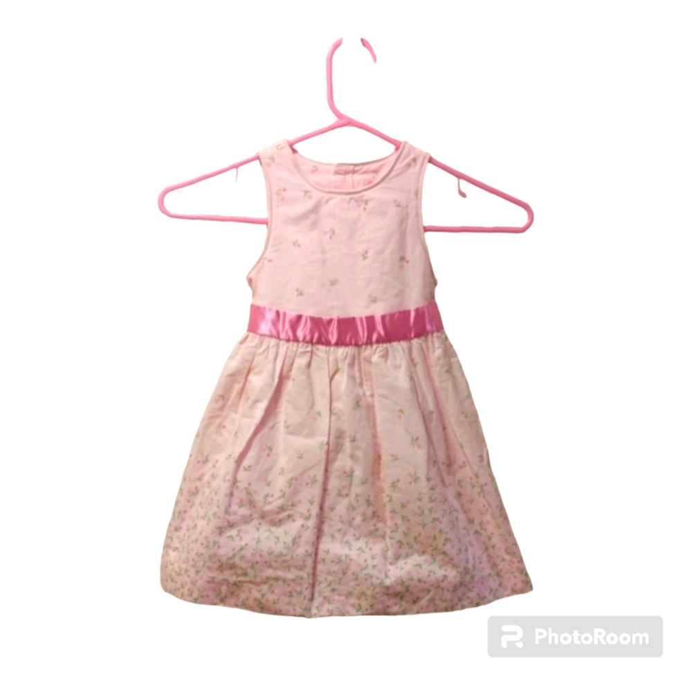 - EMMA'S GARDEN PINK FLORAL DRESS W/BLOOMERS NWT